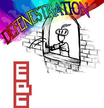 Defenestrating npm. Original: http://trappedinvacancy.deviantart.com/art/Defenestration-115846260